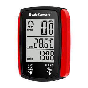 <span class=keywords><strong>Compteur</strong></span> de vélo transfrontalier pour vélo de route, rétroéclairé, étanche, grand écran, avec affichage de la température et de l'heure, pour vélo de course et VTT - Product Image 5
