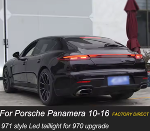 ไฟท้าย LED สีเหลืองรุ่นใหม่ AURON สำหรับ Panamera 2009-2016 970.1 ไฟเลี้ยวแบบไดนามิก ไฟเบรกใส ใช้ได้กับรถทั่วไป - Product Image 4