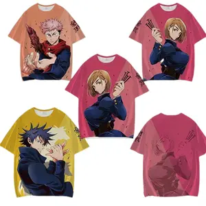 5スタイル柔術海仙Tシャツ3Dプリント日本のコスプレ女性/男性アニメファッション夏のTシャツ