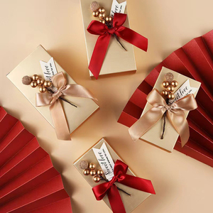 Rượu sâm banh giấy vàng bóng Hộp Quà Tặng ủng hộ đám cưới Hộp Quà Tặng Giấy sô cô la kẹo Cookie hộp với cung bao bì - Product Image 5