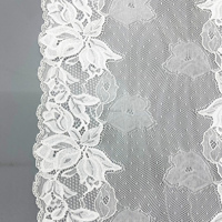 Garniture en dentelle élastique de 23 cm pour accessoires vestimentaires