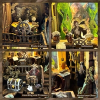 Hamaileon Jouet DIY Modèle Micro 3D Book Nook Puzzle Nouveau Monde Bateau Pirate SQ36 Décoration de la Maison Étagère Décorative Kit