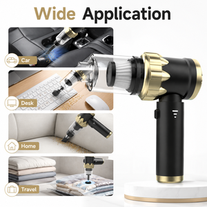 6000Pa Cordless Handheld <b>Car</b> Vacuum Cleaner Portable 2 in 1 Air Duster <b>Blower</b> Rechargeable Type C for Auto Home Office OEM ODM - Product Image 5