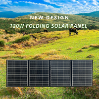 Panneau solaire portable pliable 100W 120W 200W 300W, chargeur solaire étanche IP65 pour le camping, les camping-cars et les voyages en plein air