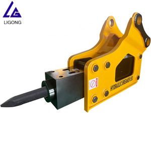Martelo hidráulico de impacto 85mm, chisel mini escavadeira, ferramentas de quebra de pedras hm360, martelo hidráulico de demolição - Product Image 3
