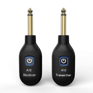 Mini receptor transmisor inalámbrico recargable <span class=keywords><strong>para</strong></span> guitarra, <span class=keywords><strong>bajo</strong></span>, teclado de batería eléctrica, micrófonos de transmisión de Audio, 1 unidad - Product Image 5