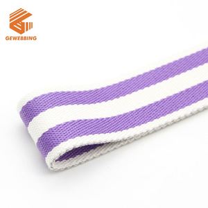 Wholesale Colorful 1inch 38mm 20mm Recycled Polyester Cotton Tapes <b>Webbing</b> Cotton for Bags Garment Bag Strap - Product Image 5