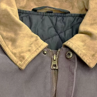 Veste de travail d'hiver en toile de coton sergé, style streetwear, effet peinture éclaboussée, style Detroit, pour homme
