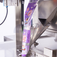 Machine d'emballage automatique à 3 niveaux, pour grains, riz, noix, sucre d'arachide, café, haricots, fruits secs, remplissage en sachet, à échelle électronique