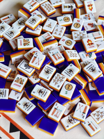Jeu de Mahjong Égyptien, Tuiles de Mahjong Américaines, Mahjong en Acrylique, Ensemble de Mahjong Artistique