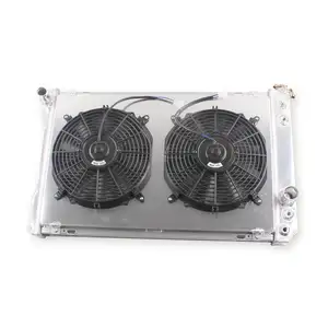 Radiator Fan For Chevy Camaro/Firebird/Trans Am V8 1982-1992 Shroud+Fan Performance Aluminium Radiator