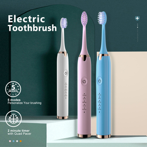 Smart Sonic Vibration Rechargeable Adult Electric Antibacterial Soft Bristle <strong>Toothbrush</strong> with 5 Cleaning Modes for Home Use - Product Image 2