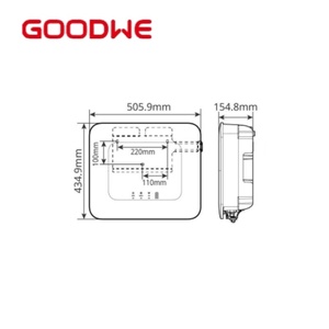 Onduleur solaire monophasé Compact 3KW <span class=keywords><strong>Goodwe</strong></span> 1 Mppt de pointe pour les applications d'énergie solaire hybride hors réseau - Product Image 3