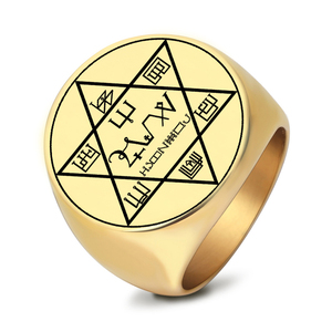 <span class=keywords><strong>Bague</strong></span> en acier inoxydable, amulette de bijoux, Archange Michel, ange gardien, Haniel, Haamiah, Lezalel, Umabel, <span class=keywords><strong>Daniel</strong></span>, Jeliel, Menadel, Mihael - Product Image 1