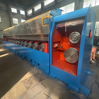 Machine de déroulage de fil en alliage d'aluminium à grande vitesse, entrée 9,5 mm, 13 matrices, 1500 tr/min, avec enrouleur de 800 fils
