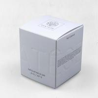 Boîte de soin de la peau en papier de coton de luxe, emballage en feuille d'or rose pour déodorant naturel