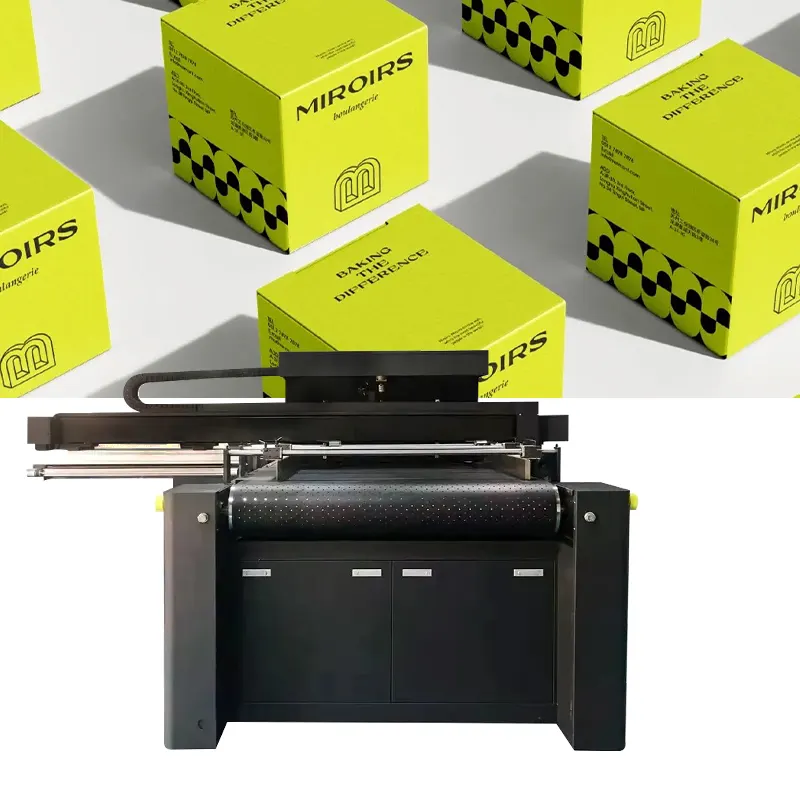 Pabrik memproduksi Printer karton kecepatan tinggi untuk mencetak LOGO pada karton kotak bergelombang dengan kepala Ricoh G5