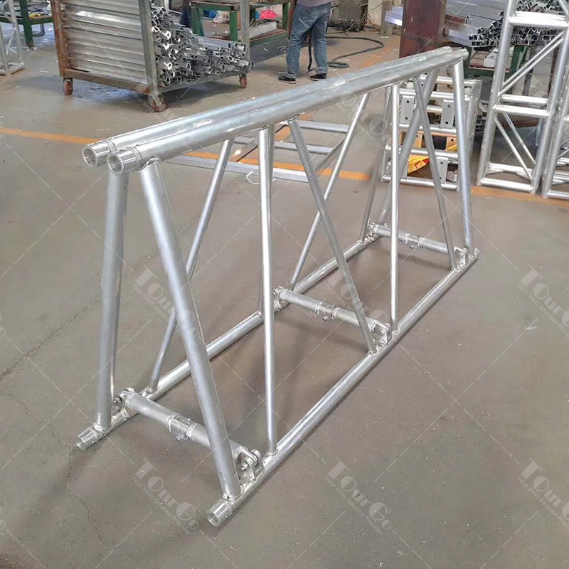 spigot type heavy duty concert stage aluminum triangle folding truss