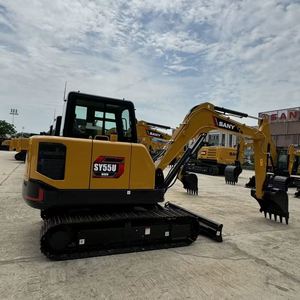 Excavadora SANY SY55U de Alta Calidad de China en Buen Estado, Máquina de Orugas con Componentes Principales: Motor y Bomba - Product Image 2