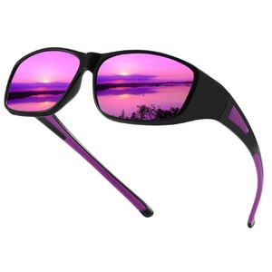 Square Frame Polarized Sunglasses UV400 PC Frame TAC Lens Windproof Outdoor Sports <b>Driving</b> <b>Glasses</b> Black - Product Image 4
