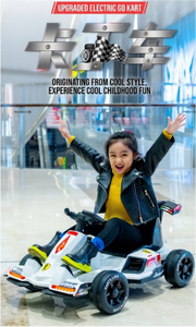 Go Kart de Carreras Eléctrico para Niños de 12V 4.5Ah, Convertible, con USB, MP3, Tablero de Instrumentos y Control Remoto para Padres - Product Image 6