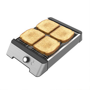 <span class=keywords><strong>Tostadora</strong></span> <span class=keywords><strong>de</strong></span> <span class=keywords><strong>Pan</strong></span> Plano con 6 Niveles <span class=keywords><strong>de</strong></span> Cocción Ajustables, Fácil <span class=keywords><strong>de</strong></span> Usar, <span class=keywords><strong>Tostadora</strong></span> <span class=keywords><strong>de</strong></span> 4 Rebanadas, Apta para Varios Panes y Pasteles, Diseño Clásico - Product Image 5
