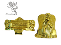 Modelo TX 19-A #    Esquinas Decorativas de Plástico para Ataúdes, Accesorios para Ataúdes, Artículos Funerarios para Ataúdes de Estilo Americano