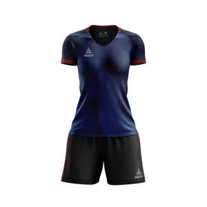 Camiseta de Fútbol para Mujer Healy Color Block Slim Fit, 100% Poliéster, Transpirable, Ligera, Sublimación, Servicio OEM, Ropa Deportiva - Product Image 1