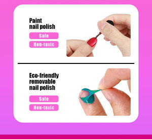 Ensemble de séchoir à ongles AiJH Fashion, cadeau de fête, poudre à ongles lavable, accessoires pour filles, vernis à ongles électrique, jouets pour enfants - Product Image 4