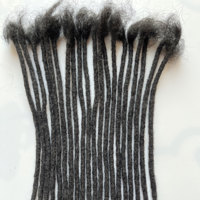 Prix de Gros 100% Faits Main Cheveux Humains Crochet Braids Hommes Femmes Afro 10 Brins Par Paquet Extension Dreadlocks