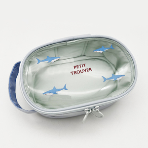 Sac à déjeuner Oxford léger et étanche en PVC haut de gamme, sac à cosmétiques imperméable de 10 pouces, impression pleine page pour un usage quotidien - Product Image 1