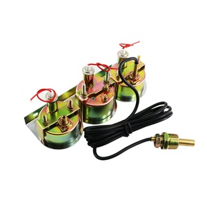 Wenle 2''52MM fabrika doğrudan satış evrensel mekanik üçlü ölçer kiti su sıcaklığı yağ basınç gerilim göstergeleri araç seti üçlü 3 - Product Image 6