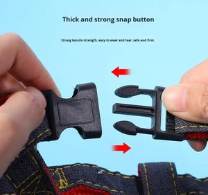 Top Sell Fashion Gewatteerde Verstelbare Duurzame Heavy Duty Sterke Jean Nylon No Pull Zachte Hond Borst Harnas Riem Set - Product Image 6