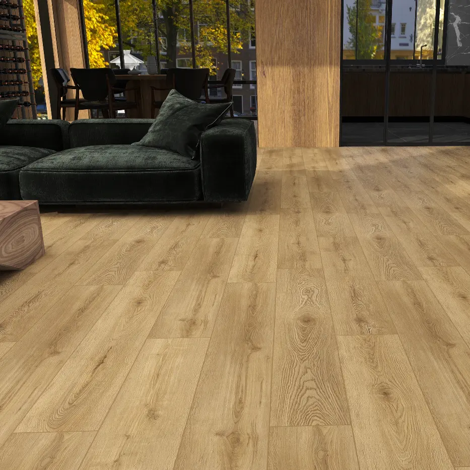 Suelo de vinilo de roble, PVC, LVT, baldosa de vinilo SPC, tablones de madera, suelo comercial