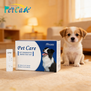 Kit de <span class=keywords><strong>test</strong></span> rapide réutilisable pour animaux de compagnie : Détection des virus CDV et Parvo chez les chiens – Bandelettes de diagnostic vétérinaire pour cliniques vétérinaires - Product Image 5