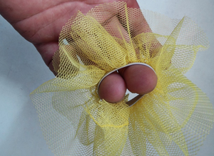 2026 Populaire Chouchou en dentelle plissée en maille douce pour fille, Accessoire capillaire pour enfants, Filet à cheveux en maille pour chignon - Product Image 6