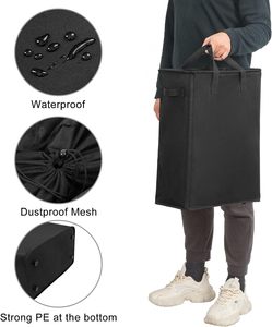KUYUE Slim <strong>Laundry</strong> Hamper <strong>Thin</strong> <strong>Laundry</strong> <strong>Basket</strong> with Handle Foldable Dirty Clothes <strong>Basket</strong> Durable <strong>Laundry</strong> Storage Organizer - Product Image 4