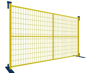 工厂价格临时围栏生产商加拿大可伸缩建筑临时围栏