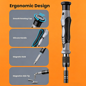 Set di Cacciaviti di Precisione 115-in-1 con Punte Magnetiche, Strumenti di Riparazione Manuali, Mini Cacciaviti <span class=keywords><strong>per</strong></span> Occhiali, Computer, <span class=keywords><strong>Orologi</strong></span>, Telefoni, Laptop - Product Image 6