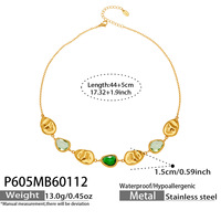 Nouveau Collier Ras du Cou Européen et Américain Transfrontalier en Résine Transparente Multiforme Goutte d'Eau, Sportif, Élégant et Léger