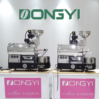 Meja Kerja Dongyi untuk Mesin Pemanggang Kopi 1kg 2kg 3kg dengan Roda yang Dapat Dipindahkan