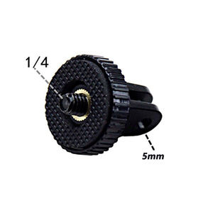 Adaptador de montaje de mini trípode con tornillo de 1/4 pulgadas para Hero 9 8 7 6 Session <span class=keywords><strong>SJCAM</strong></span> <span class=keywords><strong>SJ4000</strong></span> Xiaomi Yi accesorio de cámara de acción - Product Image 1