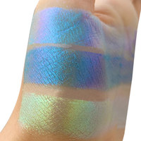 Marke Mcess KOSTENLOSE PROBEN Loose Shimmer Duo chrom Lidschatten Super Shift Chamäleon Puder Makeup Pigment