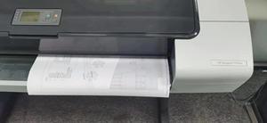 Plotter HP T1100 de segunda mano, tamaño B0, para corte de inyección de tinta T1100, en oferta - Product Image 5