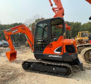 Meilleure qualité 6 tonnes DOOSAN DX60 petite pelle de machines de construction utilisée - Product Image 2