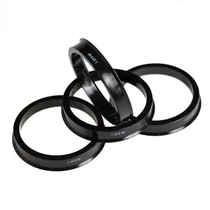 Zwart Plastic Wielnaaf Centrisch Ringen Hub Ringen Ringen Voor Audi Velg Onderdelen Band Ring Voor Mercedes 70.1, 69.1, 68.1, 67.1, 66.6Mm