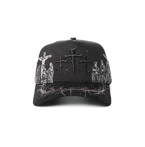 Spedizione Rapida Cappelli da Baseball in Suede a 5 Pannelli Originali Beard Chrome Gorras G5 Beard Hats Rude Awakening per tutti i nostri Haters - Product Image 2