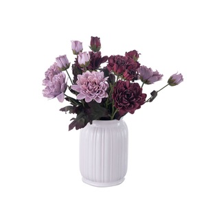 Wholesale Cross-Border INS Style Decorative <b>Flowers</b> Plants YC1016-<b>Artificial</b> <b>Small</b> Lily Dried Burnt Green Graduations Halloween - Product Image 4