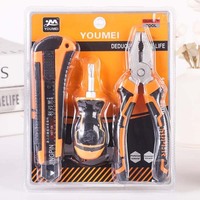 Produit à 1 dollar, ensemble d'outils à main A-9777, kits d'outils à main, tournevis, couteau, pinces combinées, ensemble d'outils de quincaillerie
