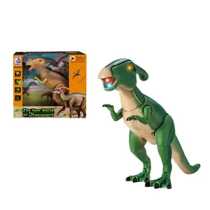 Light up Parasaurolophus battery operated dinosaur toys with sound